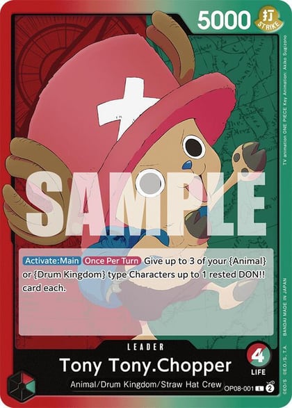 Tony Tony.Chopper (001), Two Legends OP08-001