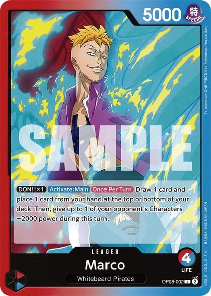 Marco, Two Legends OP08-002