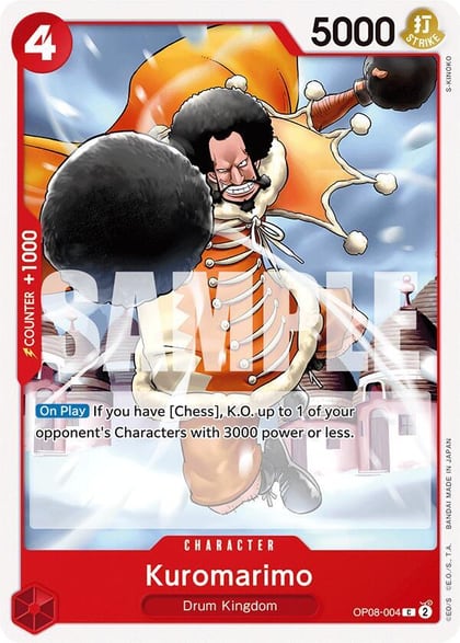 Kuromarimo, Two Legends OP08-004