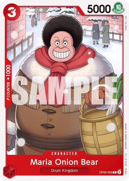 Maria Onion Bear, Two Legends OP08-009