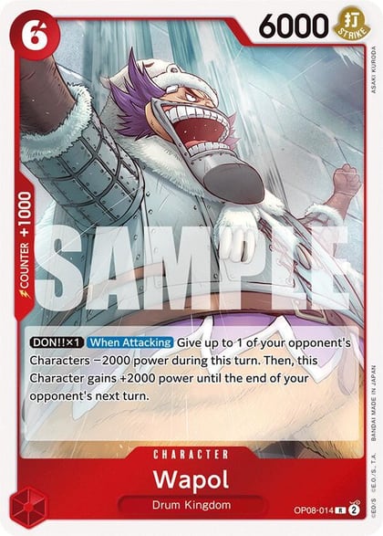 Wapol, Two Legends OP08-014