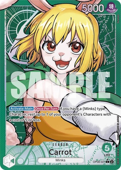 Carrot (021) (Parallel), Two Legends OP08-021