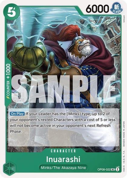 Inuarashi, Two Legends OP08-022