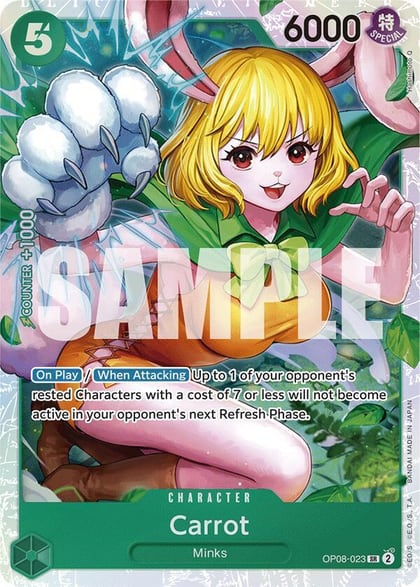 Carrot (023), Two Legends OP08-023