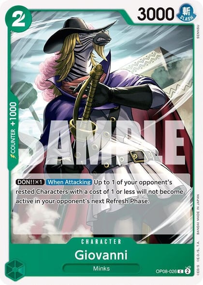 Giovanni, Two Legends OP08-026