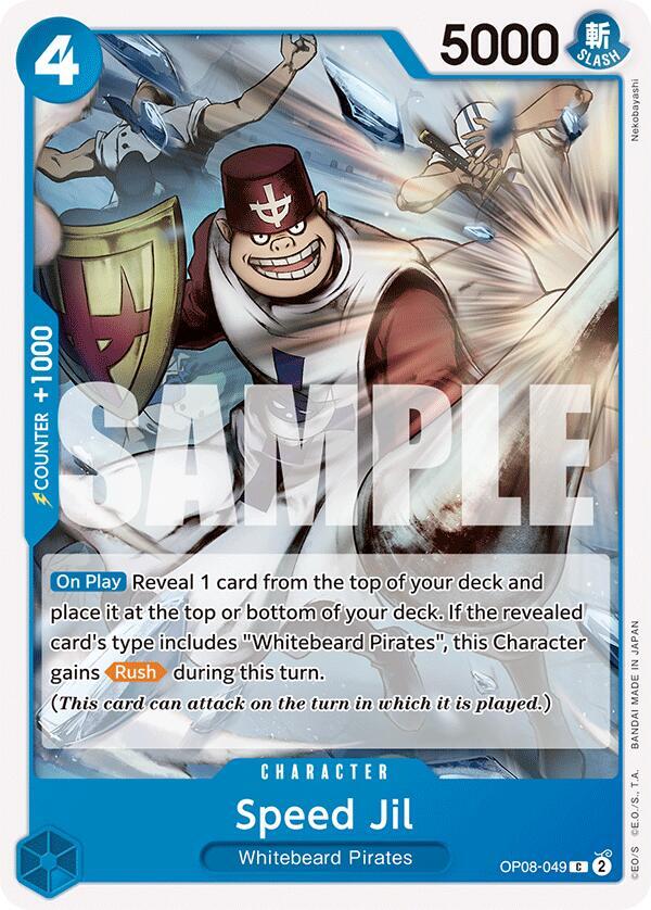 Speed Jil, Two Legends OP08-049