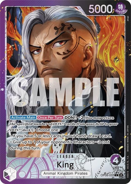 King (057) (Parallel), Two Legends OP08-057