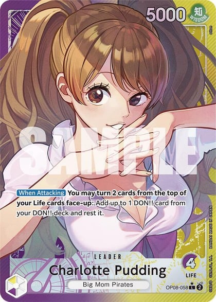 Charlotte Pudding (058) (Parallel), Two Legends OP08-058