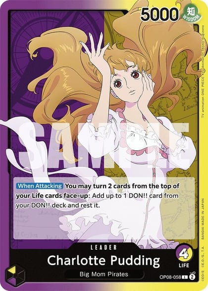 Charlotte Pudding (058), Two Legends OP08-058