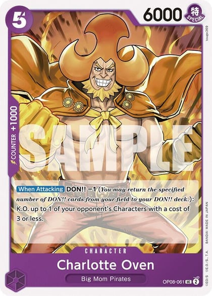 Charlotte Oven, Two Legends OP08-061