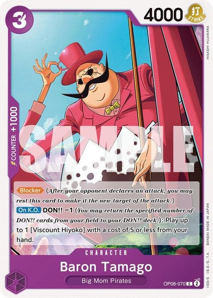 Baron Tamago, Two Legends OP08-070