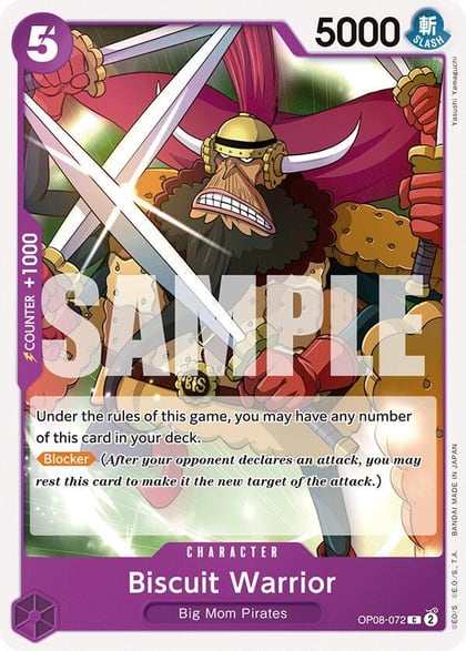 Biscuit Warrior, Two Legends OP08-072