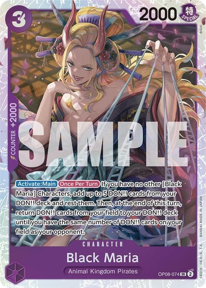 Black Maria, Two Legends OP08-074