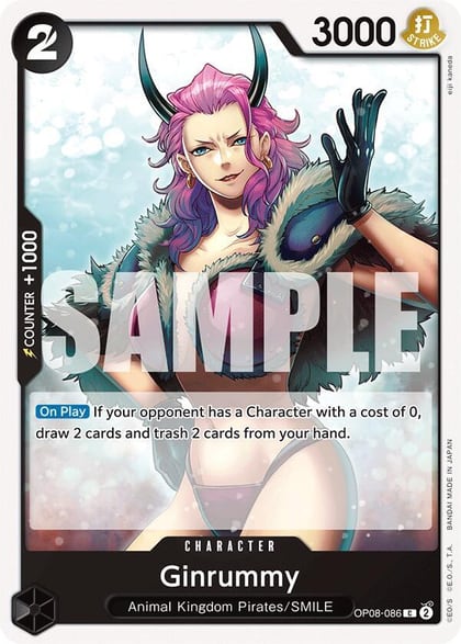 Ginrummy, Two Legends OP08-086