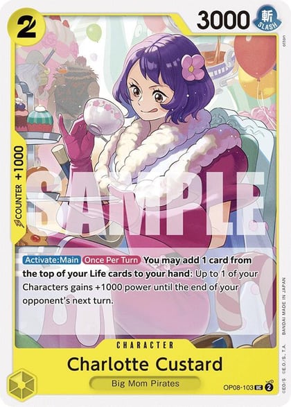 Charlotte Custard, Two Legends OP08-103