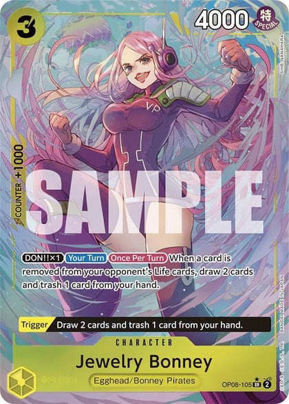 Jewelry Bonney (Parallel), Two Legends OP08-105