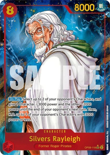 Silvers Rayleigh (Parallel), Two Legends OP08-118