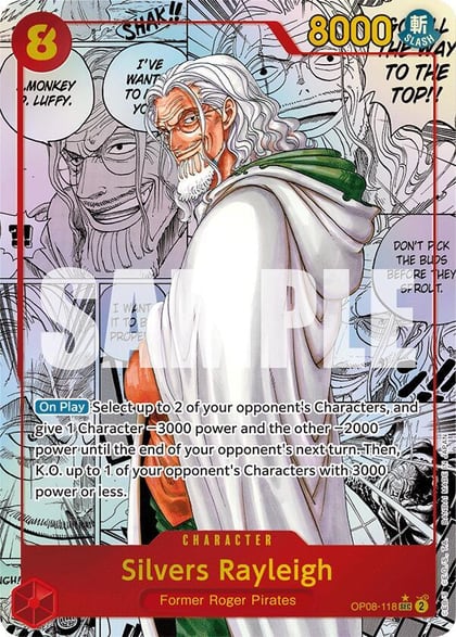 Silvers Rayleigh (Parallel) (Manga), Two Legends OP08-118