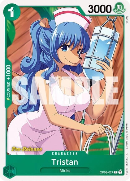 Tristan, Two Legends Pre-Release Cards OP08-027