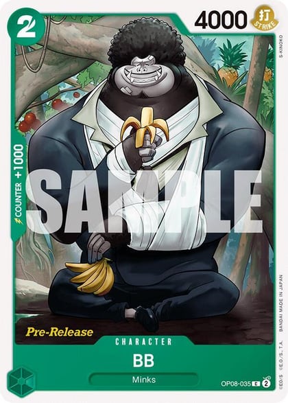 BB, Two Legends Pre-Release Cards OP08-035