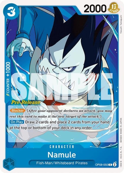 Namule, Two Legends Pre-Release Cards OP08-050