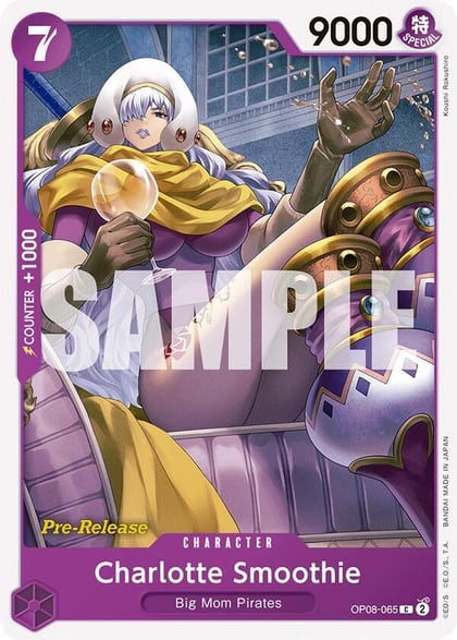 Charlotte Smoothie, Two Legends Pre-Release Cards OP08-065
