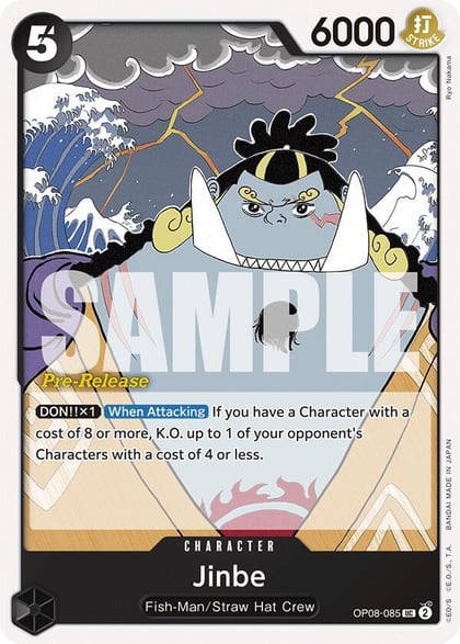 Jinbe, Two Legends Pre-Release Cards OP08-085