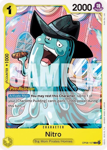 Nitro, Two Legends Pre-Release Cards OP08-107