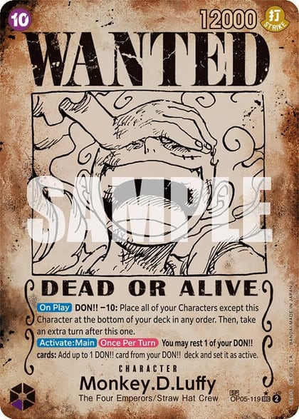 Monkey.D.Luffy (Wanted Poster), Emperors in the New World OP05-119
