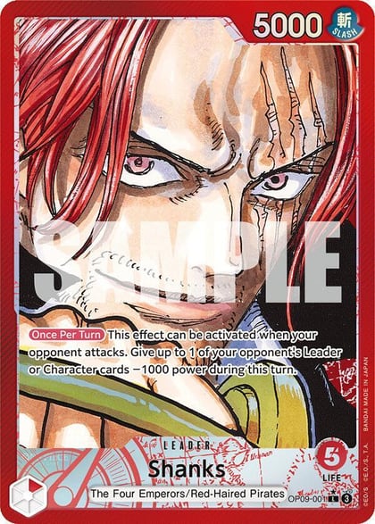 Shanks (001) (Parallel), Emperors in the New World OP09-001