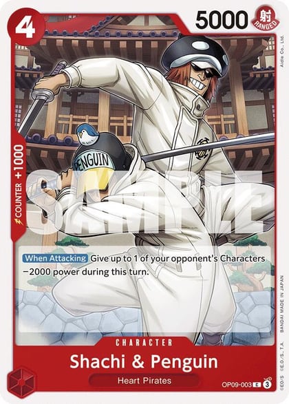 Shachi & Penguin, Emperors in the New World OP09-003