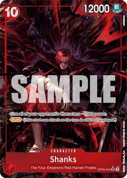 Shanks (004) (Alternate Art), Emperors in the New World OP09-004