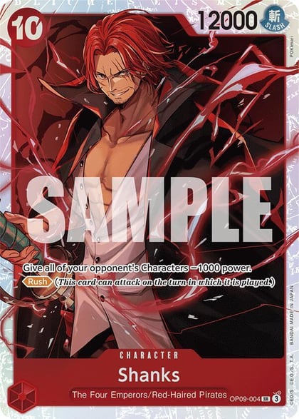 Shanks (004), Emperors in the New World OP09-004