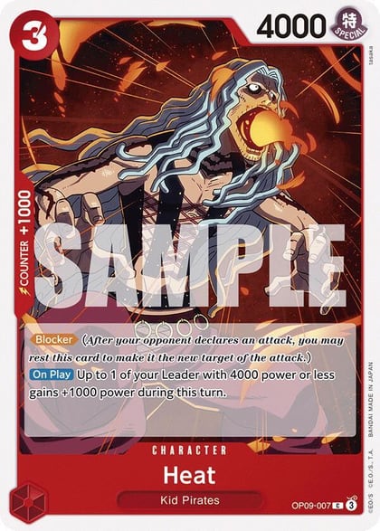 Heat, Emperors in the New World OP09-007
