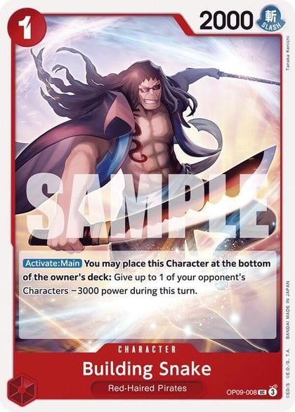 Building Snake, Emperors in the New World OP09-008
