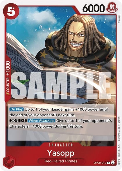 Yasopp, Emperors in the New World OP09-013