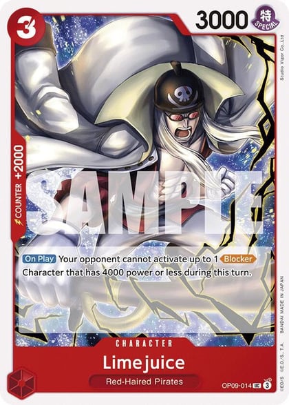Limejuice, Emperors in the New World OP09-014