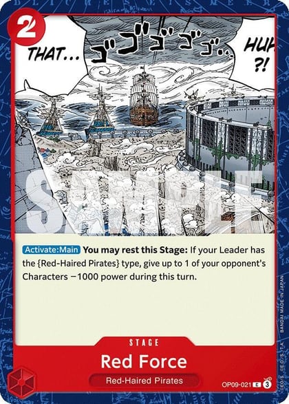 Red Force, Emperors in the New World OP09-021
