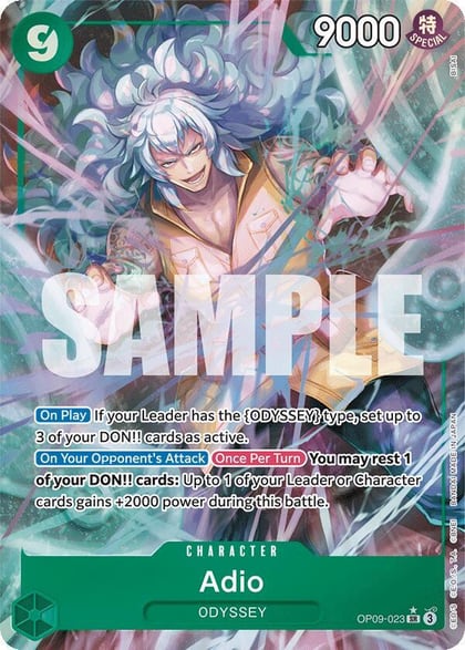 Adio (Parallel), Emperors in the New World OP09-023