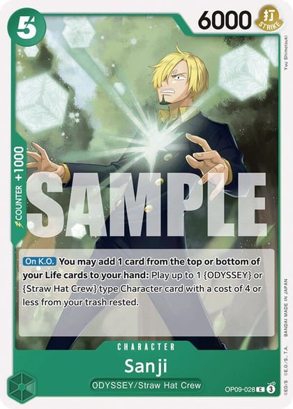 Sanji (028), Emperors in the New World OP09-028