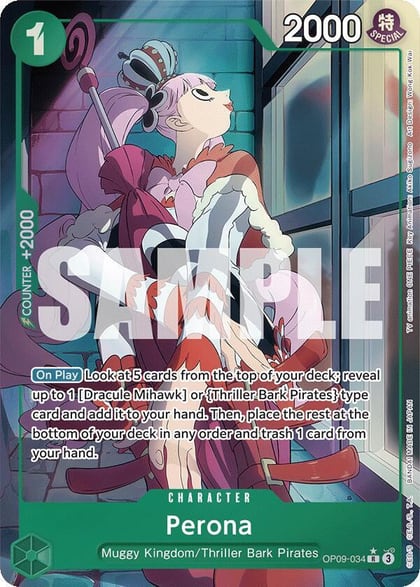 Perona (Parallel), Emperors in the New World OP09-034