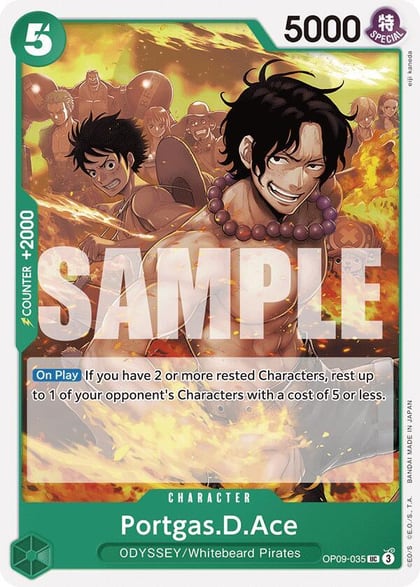 Portgas.D.Ace, Emperors in the New World OP09-035
