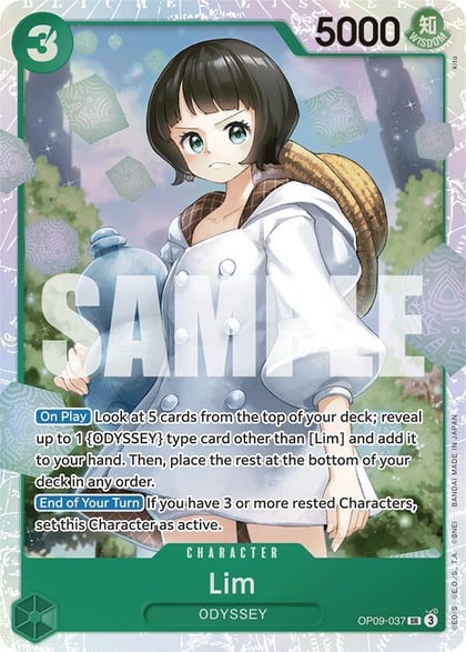Lim (037), Emperors in the New World OP09-037