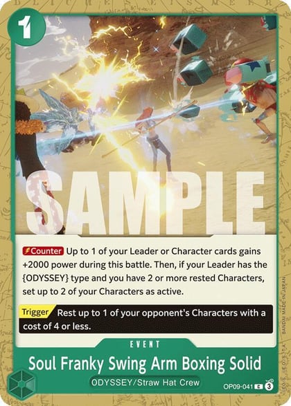 Soul Franky Swing Arm Boxing Solid, Emperors in the New World OP09-041