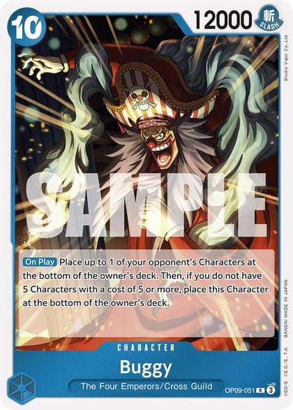 Buggy (051), Emperors in the New World OP09-051