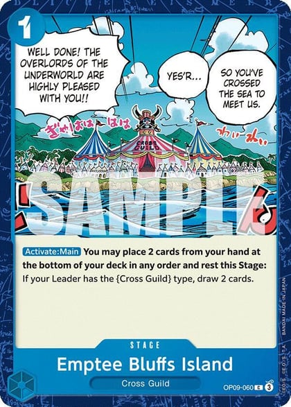 Emptee Bluffs Island, Emperors in the New World OP09-060