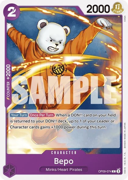 Bepo, Emperors in the New World OP09-074