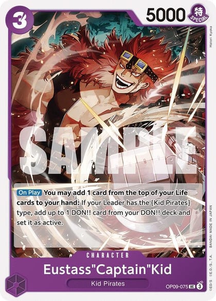 Eustass"Captain"Kid, Emperors in the New World OP09-075