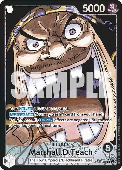 Marshall.D.Teach (081) (Parallel), Emperors in the New World OP09-081
