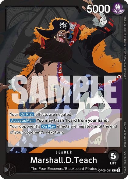 Marshall.D.Teach (081), Emperors in the New World OP09-081